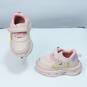 Alternative view of pink lighting casual joggers