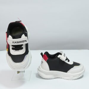 black and red casual joggers