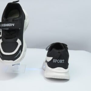 Alternative view of black casual joggers