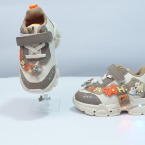 Alternative view of brown fancy kids joggers