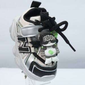 black fancy kids joggers