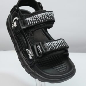 black casual sandal