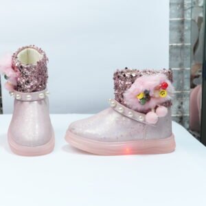 Alternative view of Girls Pink Party Wear Shoes