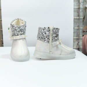 Girls light grey Party Wear Shoes