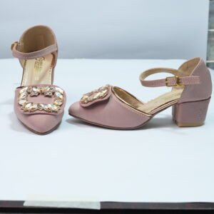 Alternative view of pink fancy heels