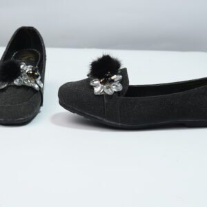 Alternative view of black Color kids girl shoes