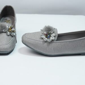 Alternative view of dark Grey Color kids girl shoes