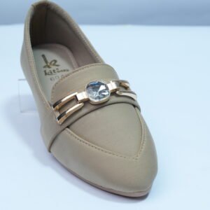 sand color casual pumps