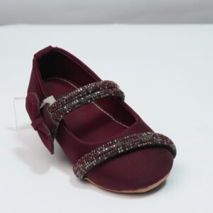 maroon fancy shoes