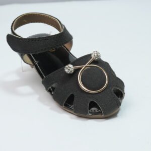 kids casual black sandal